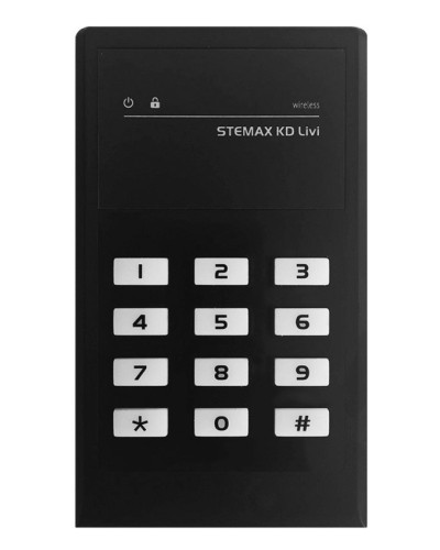 STEMAX KD Livi (черный). Беспроводная кнопочная кодовая панель. Стелс НПП в Севастополе